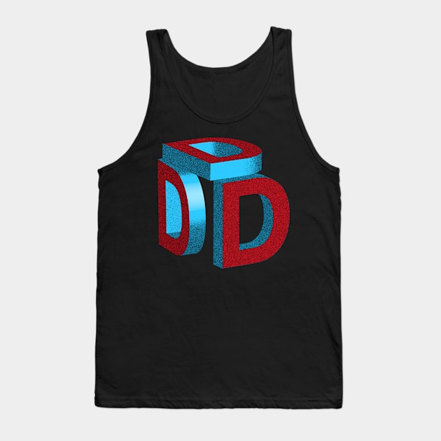 3 D's art graphic in 3D Tank Top by MultistorieDog